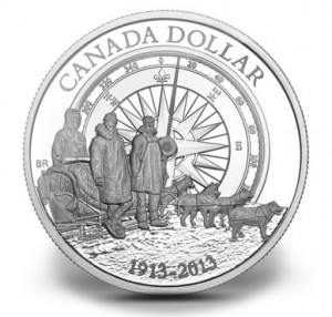100th Anniversary of the Canadian Arctic Expedition Proof Silver Dollar