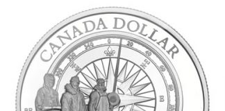 2013 Canadian Arctic Expedition Gold and Silver Commemorative Coins 100th Anniversary of the Canadian Arctic Expedition Proof Silver Dollar