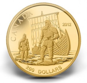 2012 $200 Vikings Gold Coin