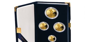 US Mint Sales: Gold, Silver Coins Jump as Sell Outs Trim Choices 2012-W Proof American Gold Eagle Four-Coin Set