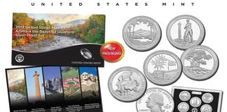 Annual 2013 America the Beautiful Quarters Silver Proof Sets Released 2013 America the Beautiful Quarters Silver Proof Set and Packaging