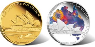 Sydney Opera House Coins Start 2013 Land Down Under Series 2013 Sydney Opera House Gold and Silver Coins