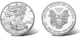 2013-W Proof American Silver Eagle Coin Released 2013-W Proof American Silver Eagle Coin