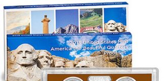 2013 America the Beautiful Quarters Proof Set Debut Sales America the Beautiful Quarters Proof Set for 2013