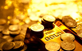 Gold and coins