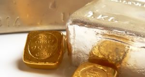 Gold Falls, Silver Snaps 7-Session Winning Streak Gold and silver bullion bars