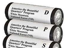New Birthday and Congratulations Sets, ATB Quarter Three-Roll Sets Three-Roll Set of 2013 White Mountain National Forest Quarters