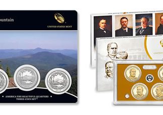 US Mint Sales: Quarters, Dollar Coins and Sets in Focus 2013 White Mountain Quarters Three-Coin Set and 2013 Presidential Dollar Proof Set