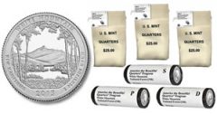 2013 White Mountain Quarters in Rolls and Bags