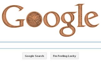50-Coin Rolls of Last Million Canadian Pennies Sell Out Google Doodle of Last Canadian Penny