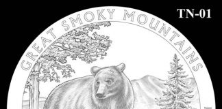 2014 America the Beautiful Quarter and 5 Oz Coin Design Candidates Great Smoky Mountains National Park - Quarter and Coin Design Candidate TN-01