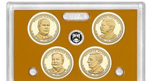 US Mint Sales: 2013 Presidential $1 Coins, Silver Eagles Popular Lens and Coins in 2013 Presidential $1 Coin Proof Set
