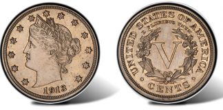 Walton 1913 Liberty Nickel On Display In Baltimore Walton 1913 Liberty Nickel