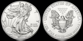 Gold Edges Up, Silver Eagle Bullion Coins Top 12M Milestone 2013 American Silver Eagle Bullion Coin