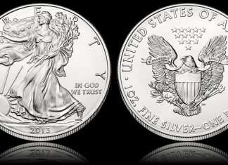 Gold Edges Up, Silver Eagle Bullion Coins Top 12M Milestone 2013 American Silver Eagle Bullion Coin