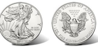 Gold Tops $1600; Silver Eagle Bullion Coins Top 13M 2013 American Silver Eagle Bullion Coin