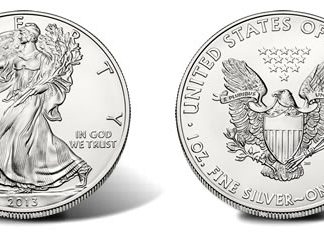 Gold Tops $1600; Silver Eagle Bullion Coins Top 13M 2013 American Silver Eagle Bullion Coin