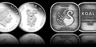 25th Anniversary Platinum Koala Coin and Silver Medallion Set 25th Anniversary Platinum Koala Coin and Silver Medallion Set