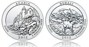 US Mint Sales: Girl Scouts Dollars Lead, 5 Oz Silver Coins Surge Acadia and Denali 5 oz. Silver Uncirculated Coins