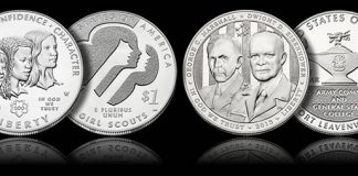 US Mint Sales: Commemorative Coins Top Other Products Proof Girl Scouts and 5-Stars Generals Commemorative Coins