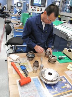 David Atienza assembling die tooling