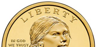 2013 Native American $1 Dollar Coins in Rolls, Boxes and Bags 2013 Native American $1 Coin - Obverse