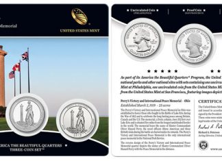 Perry’s Victory Quarters Three-Coin Set Available 2013 Perry's Victory and International Peace Memorial Quarters Three-Coin Set