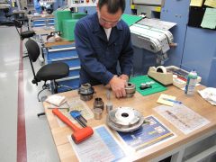David Atienza assembling die tooling, photo 3