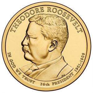 Theodore Roosevelt Presidential $1 Coin