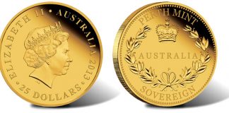 2013 Proof Australian Gold Sovereign Coin Debuts 2013 Proof Australian Gold Sovereign Coin