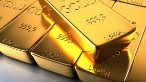 Gold, Silver Dip while PGMs Gain for Second Session Layered Gold Bars