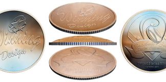 Clad 50c Baseball Coin to Sport Curved Shape Shapes of 2014 National Baseball Hall of Fame Commemorative Coins