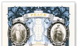 2013 Peace Intaglio Print from Ideals in Allegory Series 2013 Peace Intaglio Print