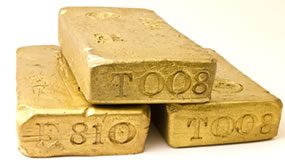 Gold Ends at Three-Week High, Silver Gains 1.1% Gold Bullion Bars, Three