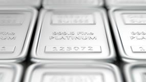 Gold, Silver Each Decline 1%, Platinum and Palladium Dive Platinum bars