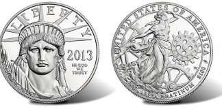 2013-W Proof American Platinum Eagle Coin Available 2013-W Proof American Platinum Eagle Coin