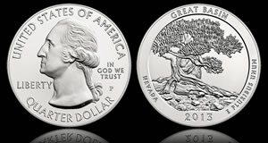 US Coin Production Tops 6.3 Billion in First Half of 2013 Great Basin Quarter