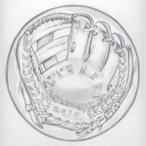 Obverse Glove Design Recommended for 2014 Baseball Commemorative Coins