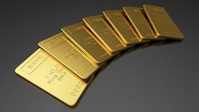Gold and Silver Prices Firm as US Dollar Weakens Seven Gold Bars