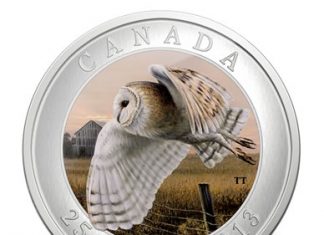 2013 Barn Owl Coin 12th in Birds of Canada Series