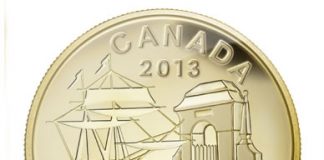 2013 Canadian Coins Celebrate 300th Anniversary of Louisbourg 2013 300th Anniversary of Louisbourg Gold Coin