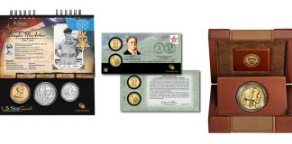 5-Star Collection, Taft $1s and Reverse Proof Buffalo Start August 5-Star Generals Collection, Taft $1 Coin Cover, 2013 Reverse Proof Buffalo Gold