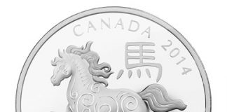 2014 Year of the Horse Coins from Royal Canadian Mint Canadian 2014 Year of the Horse 1 Oz Fine Silver Coin