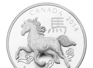 2014 Year of the Horse Coins from Royal Canadian Mint Canadian 2014 Year of the Horse 1 Oz Fine Silver Coin