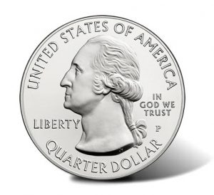 Reverse Side of 2013-P Fort McHenry Five Ounce Silver Uncirculated Coin