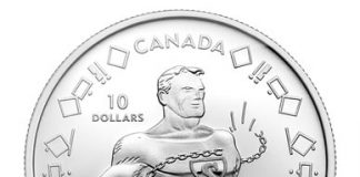 2013 Superman Coins Commemorate 75th Anniversary 2013 $10 Vintage Superman Silver Coin