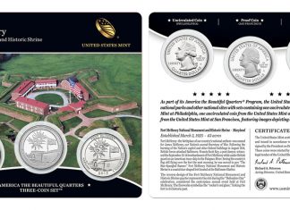 Fort McHenry Quarters Three-Coin Set Available 2013 Fort McHenry Quarters Three-Coin Set - Front Side and Back Side