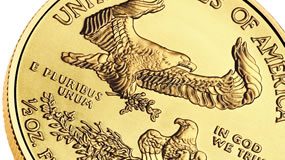 Gold, Silver Extend Losses; $25 Gold Eagle Bullion Coin Rises $25 American Gold Eagle bullion coin