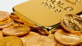 Gold Snaps 4-Session Losing Streak, US Mint Bullion Coins Gain 9999 Gold Bars and 22-karat American Gold Eagle Bullion Coins