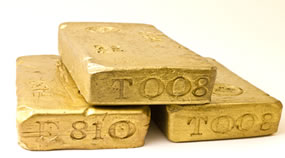 Bullion, 3 Gold Bars